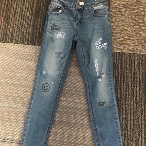 Justice girls size 12 jeans